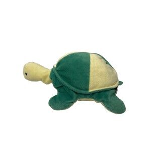 Ty  Turtle Snap Tye Dye Yellow Green Plush Stuffed 1996 Pillow Pals